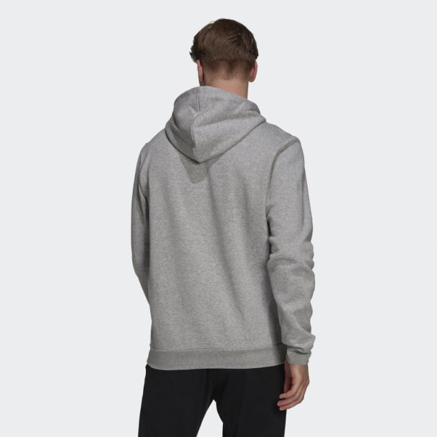 Sudadera Con Capucha Adidas Essentials Gris Medio