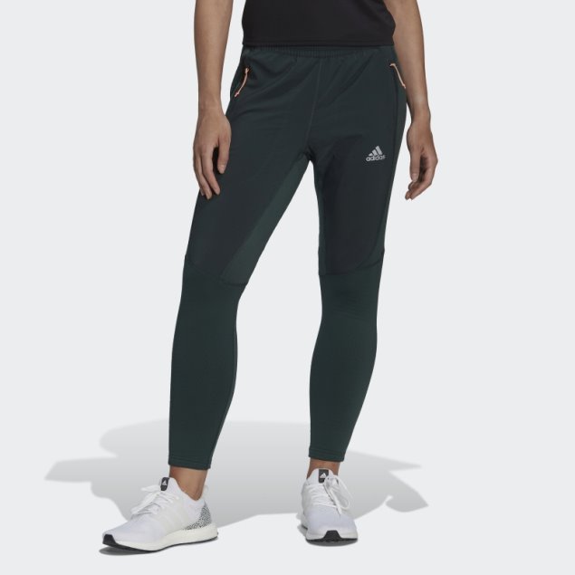 Pantalón Adidas X-city De Forro Polar Verde