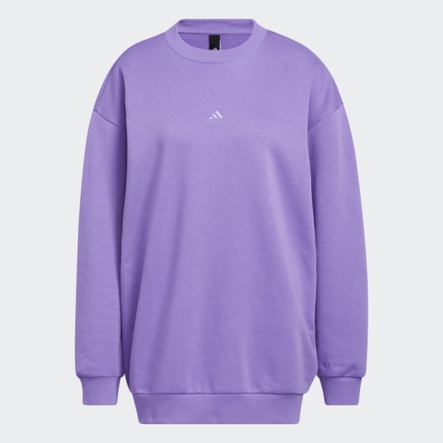 Pantalon Ancho Adidas All Szn Fleece Violeta