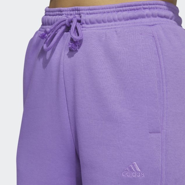 Pantalon Ancho Adidas All Szn Fleece Violeta