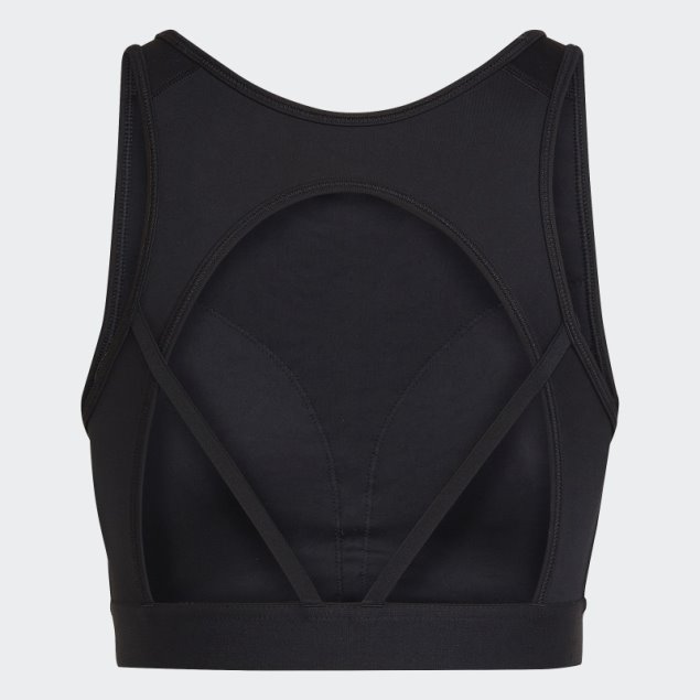 Sujetador De Entrenamiento De Sujeción Ligera Hyperglam AeroReady Negro Adidas