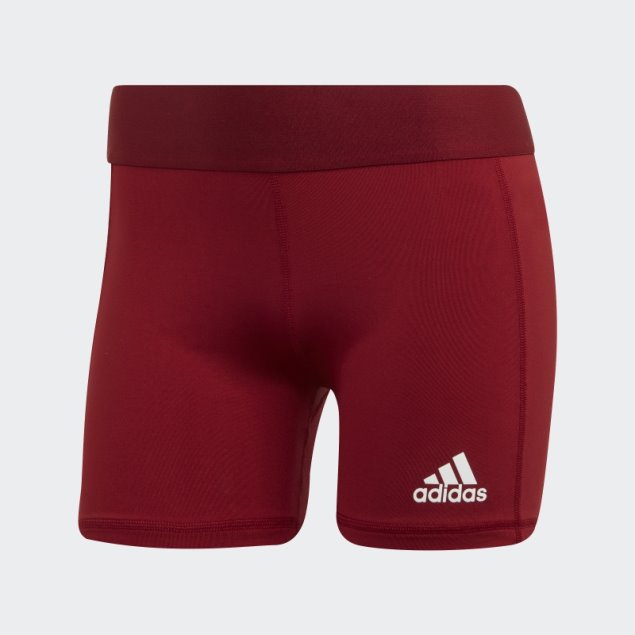 Adidas Colleg Borgoña Techfit Shorts De Voleibol