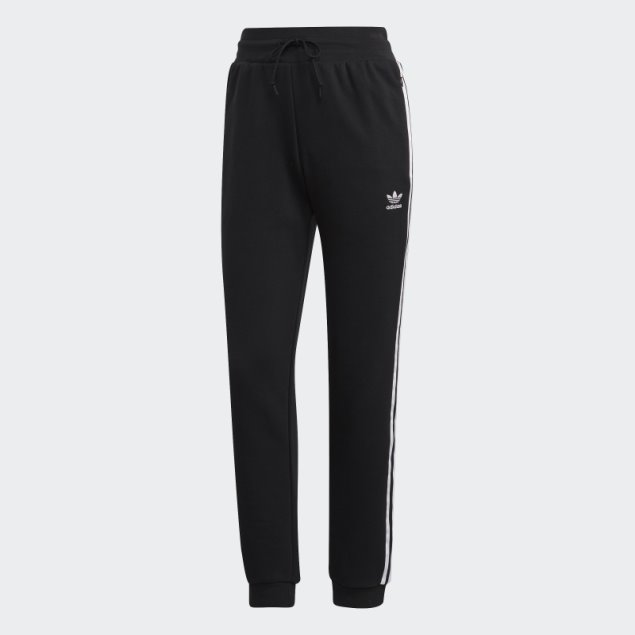 Adidas Pantalones Negros Ajustados Con Puños