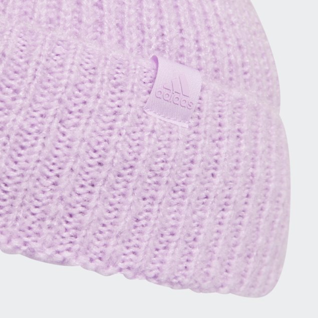 Gorro Con Puños Lila Adidas
