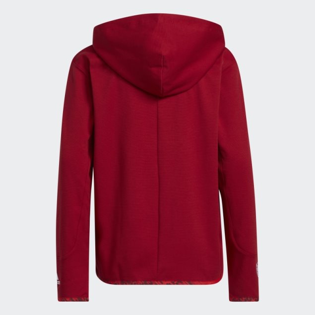 Victoria Roja Donovan Mitchell D.o.n. Número 4 Sudadera Con Capucha Adidas