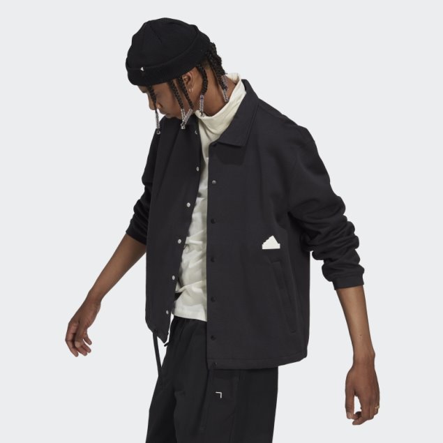 Chaqueta Entrenador Negra Adidas