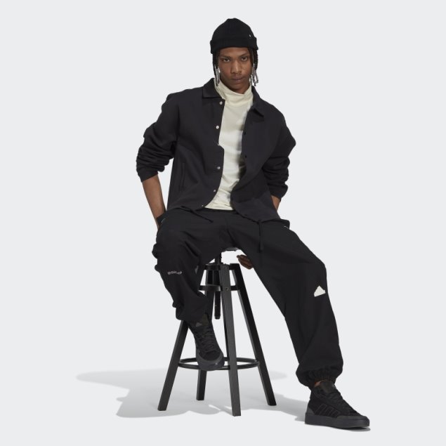 Chaqueta Entrenador Negra Adidas