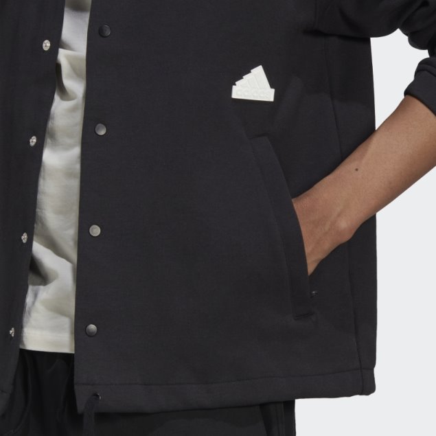 Chaqueta Entrenador Negra Adidas