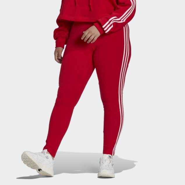 Adicolor Classics 3-stripes Leggings (talla Grande) Adidas Escarlata