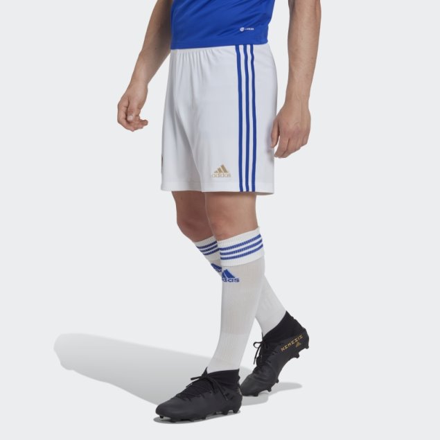 Pantalón Corto Adidas Leicester City Fc 22/23 Primera Equipación Blanco