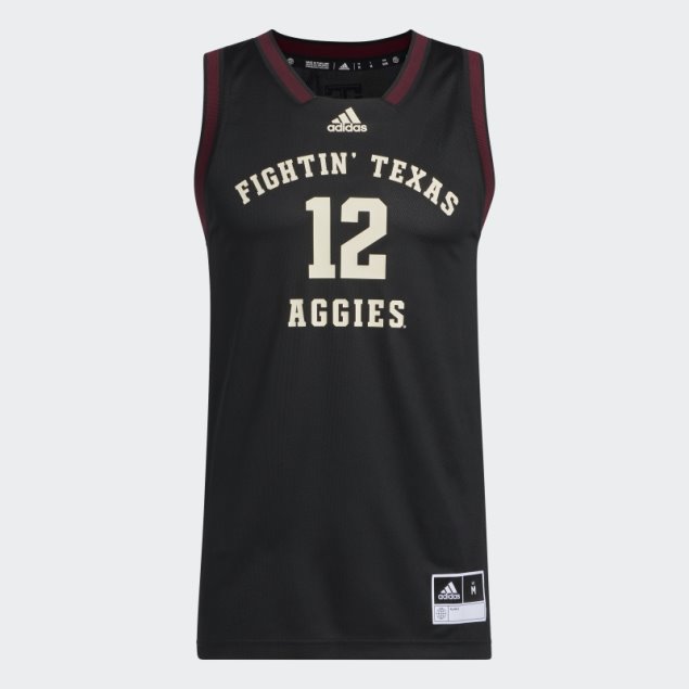 Camiseta Aggies Swingman Negro Adidas