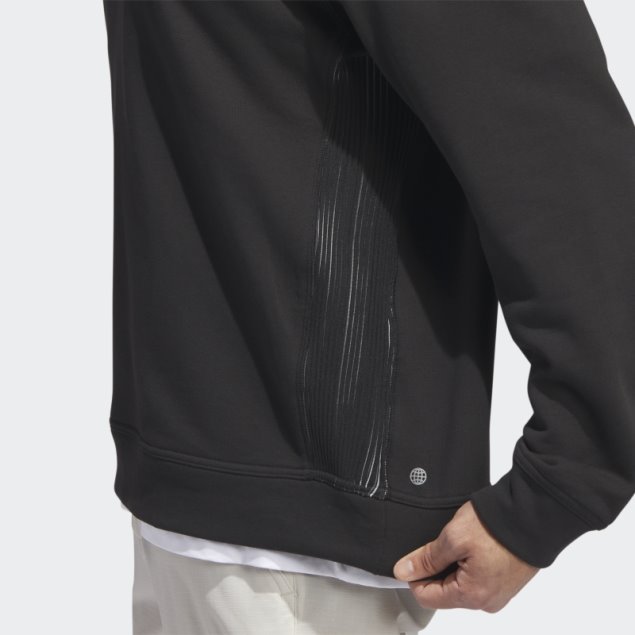 Sudadera De Golf Adidas Adicross X Burning Cart Layer Crew Negra