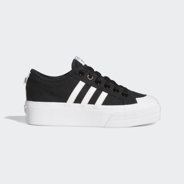 Adidas Nizza Plataforma Zapatos Blanco