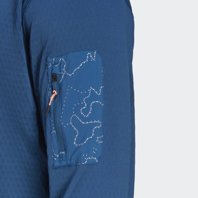 Adidas Fleece X-city Sudadera Con Capucha Marina Moda