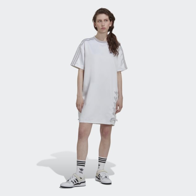 Vestido Adidas Blanco Always Original Con Cordones
