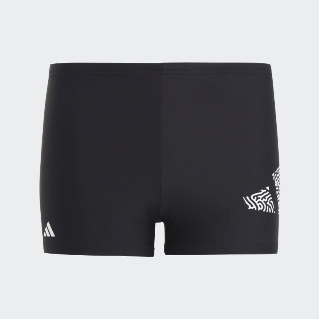 Bañador Negro Con Logo De 3 Barras De Adidas
