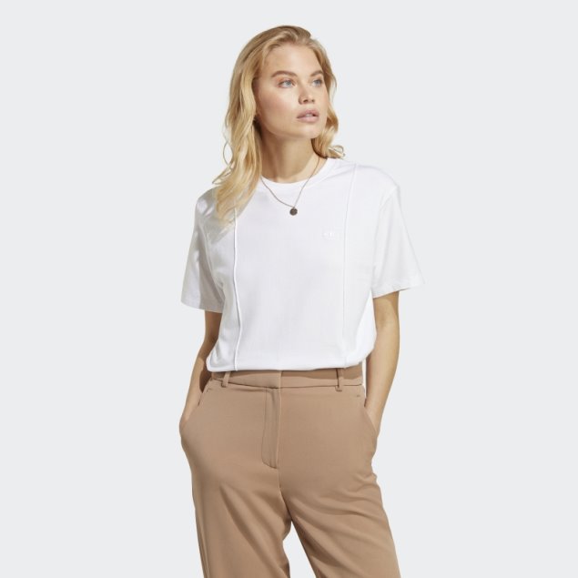 Camiseta Premium Essentials Adidas Blanca