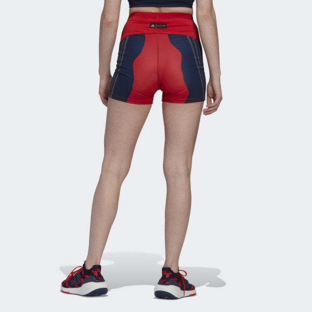 Shorts Ciclistas Adidas Marimekko Run Icons Rojo Exuberante