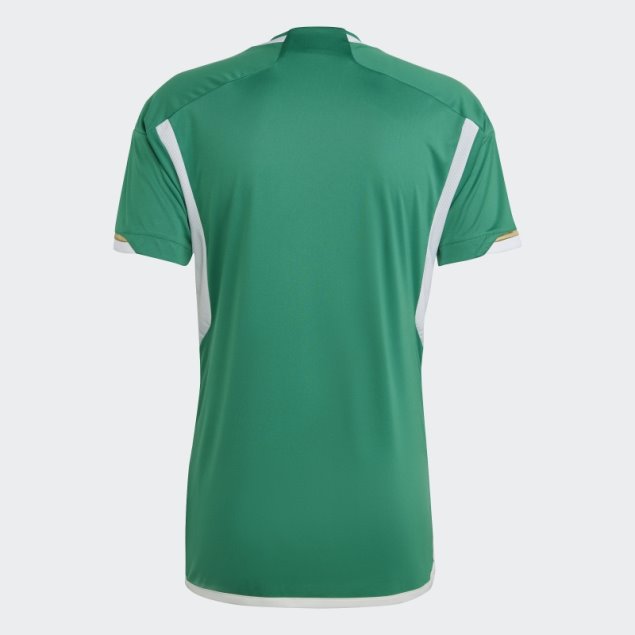 Camiseta Adidas Argelia 22 Verde Negrita