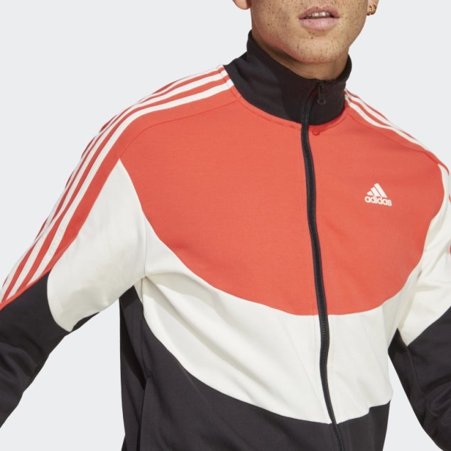 Adidas Chándal Rojo Con Bloques De Color