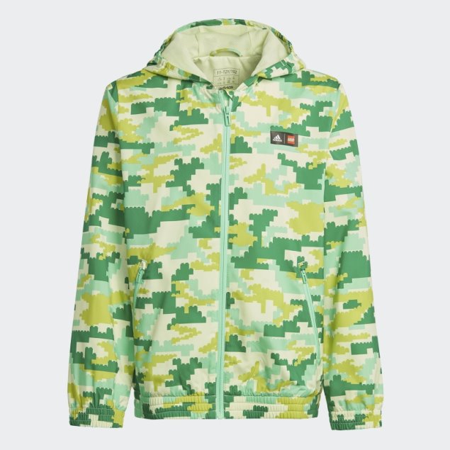 Cortavientos Verde Adidas X Lego Play