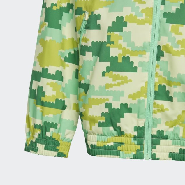 Cortavientos Verde Adidas X Lego Play