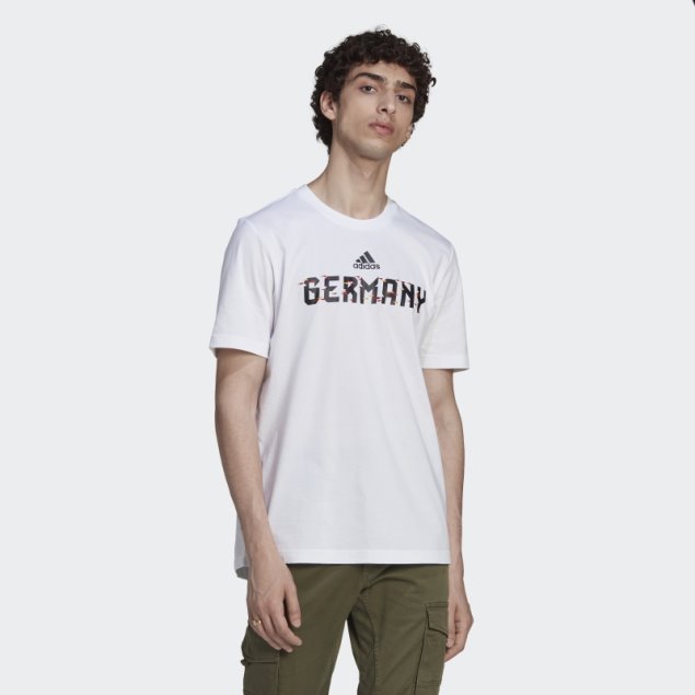 Camiseta Alemania Copa Mundial Fifa 2022 Blanco Adidas Fashion
