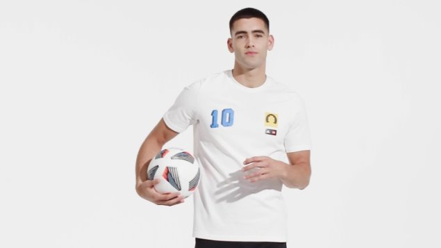 Blanco Adidas X Lego Camiseta De Fútbol Con Gráfico De Moda