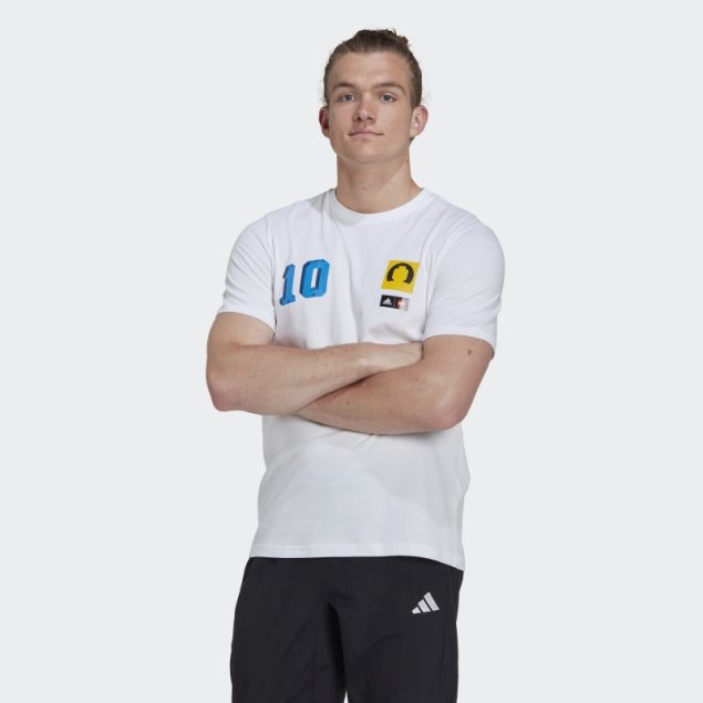Adidas X Lego Camiseta Gráfica De Fútbol Blanca