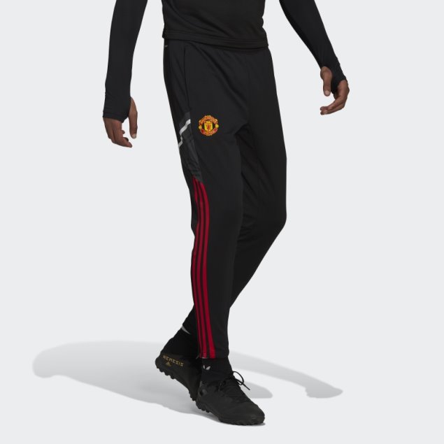 Adidas Manchester United Condivo 22 Pantalón De Chándal De Entrenamiento Negro