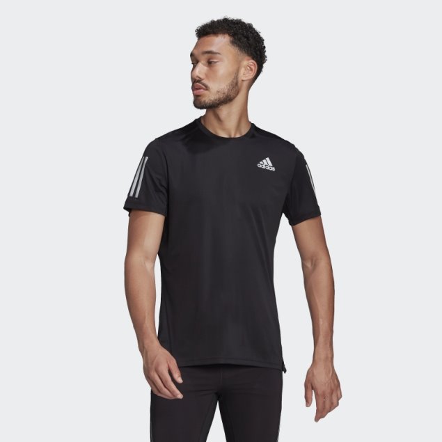 Camiseta Adidas Own The Run Plateada Con Estilo