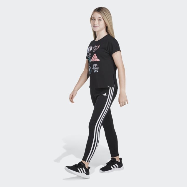 Camiseta Dolman Cintura 22 Negro Adidas