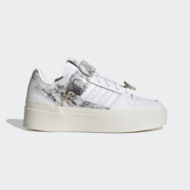 Adidas Forum Bonega Zapatos Oro Metálico Moda