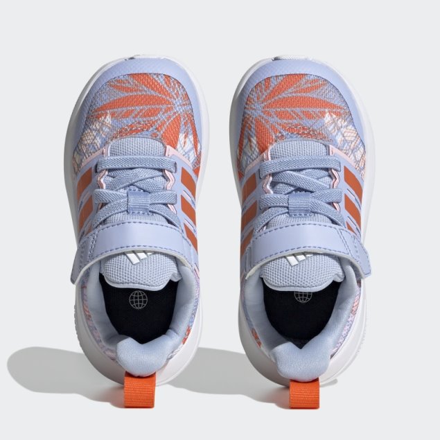 Adidas X Disney Fortarun 2.0 Moana Cloudfoam Elástico Encaje Top Correa Zapatos Moda Azul Amanecer