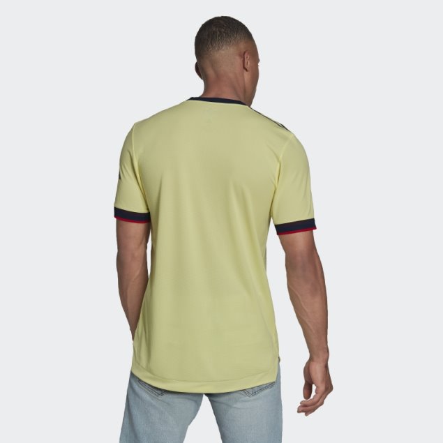Camiseta Arsenal 21/22 Visitante Authentic Pearl Citrine Adidas