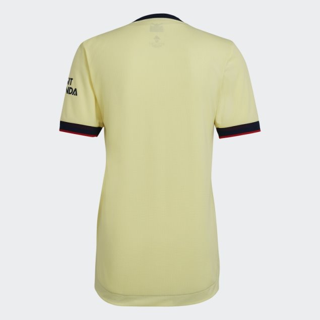 Camiseta Arsenal 21/22 Visitante Authentic Pearl Citrine Adidas