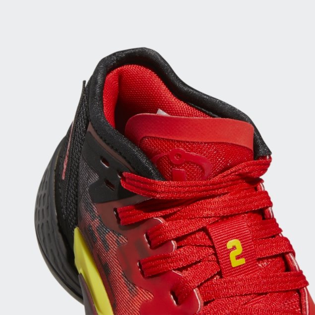 Adidas Rojas Super D.o.n. Número 4 Zapatos De Baloncesto