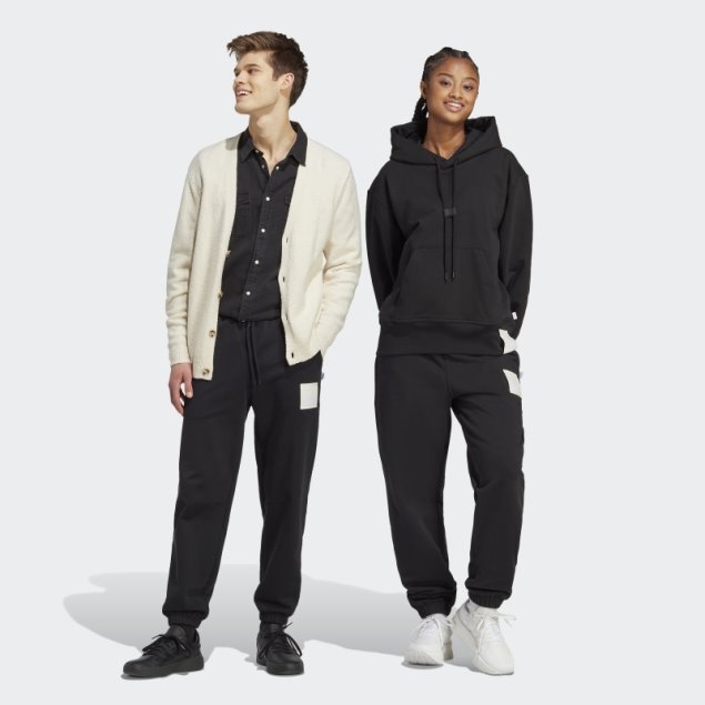 Adidas Lounge Heavy French Terry Joggers Negro