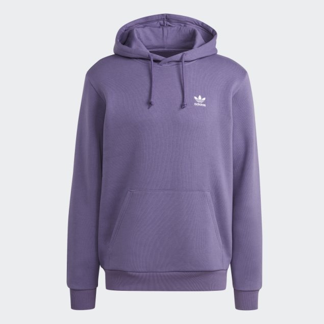 Sudadera Con Capucha Tech Violeta Trefoil Essentials Adidas