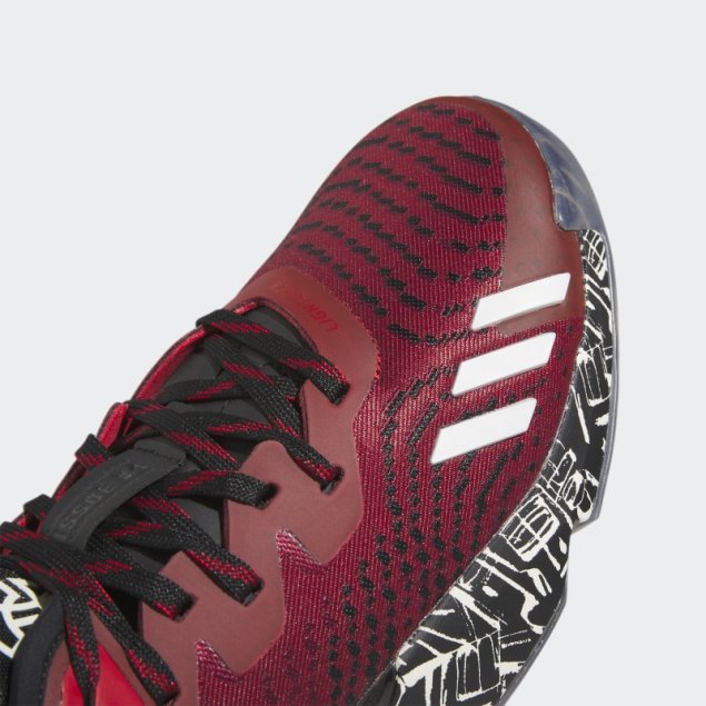 Don. Número 4 Zapatos Adidas Escarlata