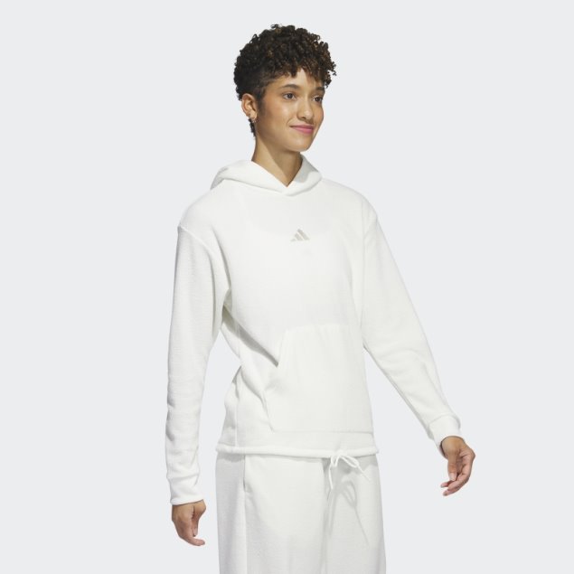 Sudadera Corta Adidas Blanca