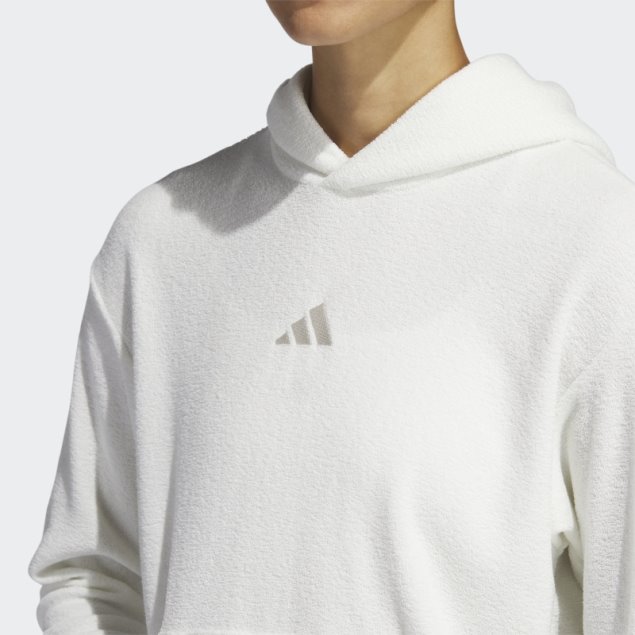 Sudadera Corta Adidas Blanca