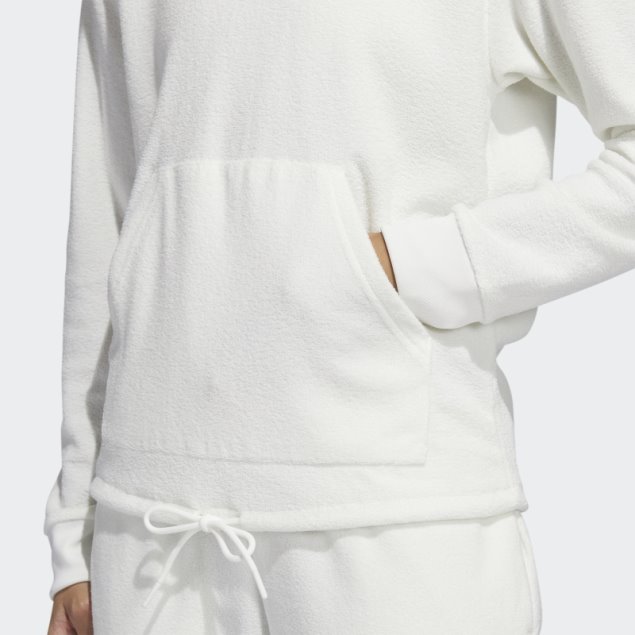 Sudadera Corta Adidas Blanca