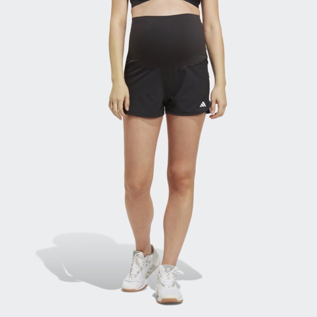 Negro Pacer Aeroready Train Essentials Shorts Tejidos (maternidad) Adidas