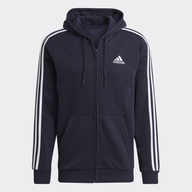 Sudadera Con Capucha Y Cremallera Completa Ink Essentials De 3 Rayas Adidas