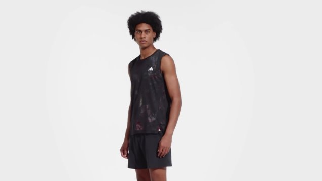 Adidas Camiseta Sin Mangas De Tenis Melbourne Negra