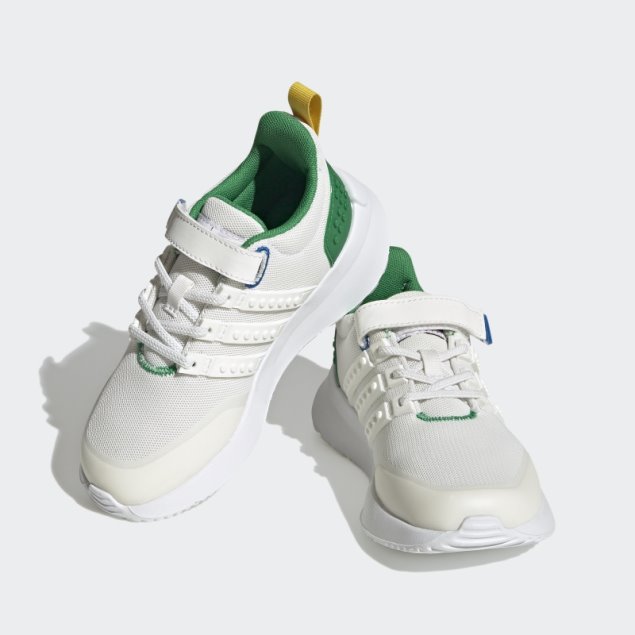 Adidas X Lego Racer Tr21 Elastic Lace And Top Strap Zapatos Moda Blanco