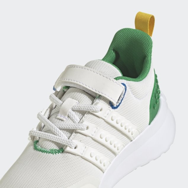 Adidas X Lego Racer Tr21 Elastic Lace And Top Strap Zapatos Moda Blanco