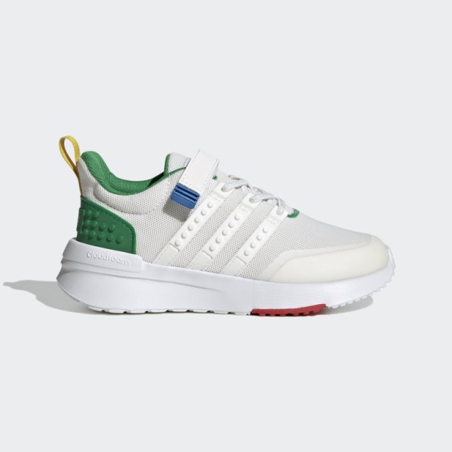 Adidas X Lego Racer Tr21 Zapatillas Con Cordones Elásticos Y Tira Superior Blanco