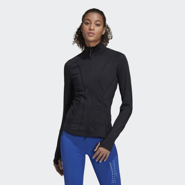 Negro Adidas By Stella Mccartney Truepurpose Capa Intermedia De Entrenamiento Caliente